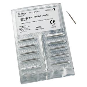 Carbide Bur Friction Grip Surgical Length 4 10/Pk