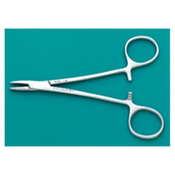 Brown Needle Holder Fine serration 5-1/4" Stainless Steel Ea