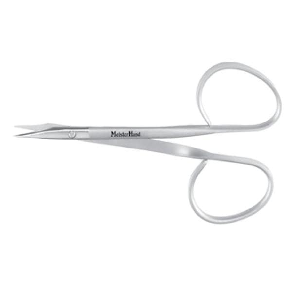 Meister-Hand Suture Scissors Curved 4" Stainless Steel Ea