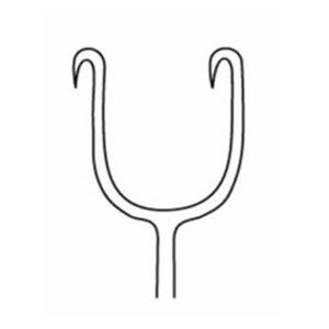 Meister-Hand Joseph Hook 6-1/4" Stainless Steel Ea