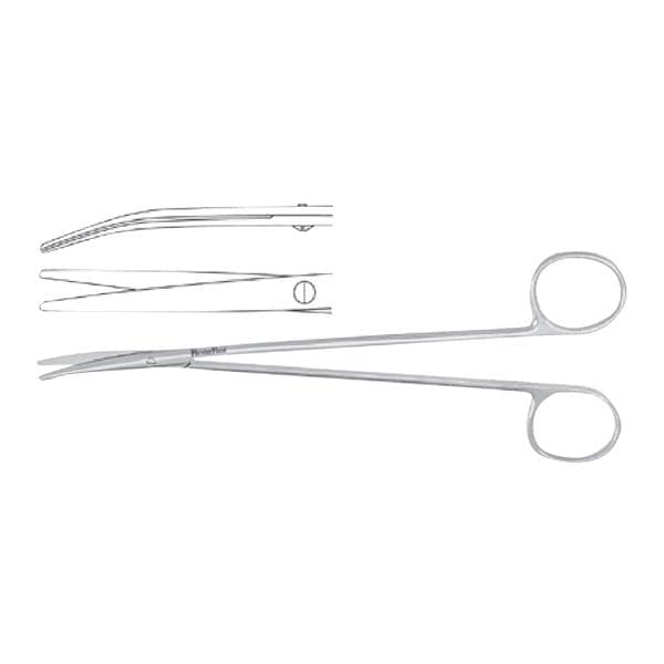 Meister-Hand Metzenbaum Scissors Curved 7" Stainless Steel Ea