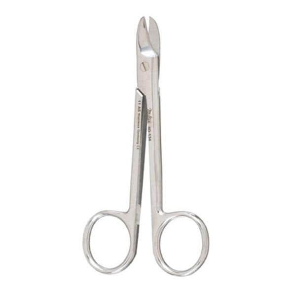 Wire Cutting Scissors Curved 4-1/4" Stainless Steel Ea