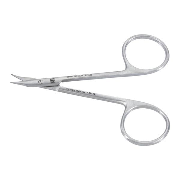Gradle Suture Scissors Slight Curve 3-3/4" Stainless Steel Ea