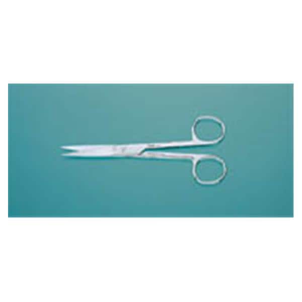 Operating Scissors Straight 6-1/2" Stainless Steel Autoclavable Reusable Ea