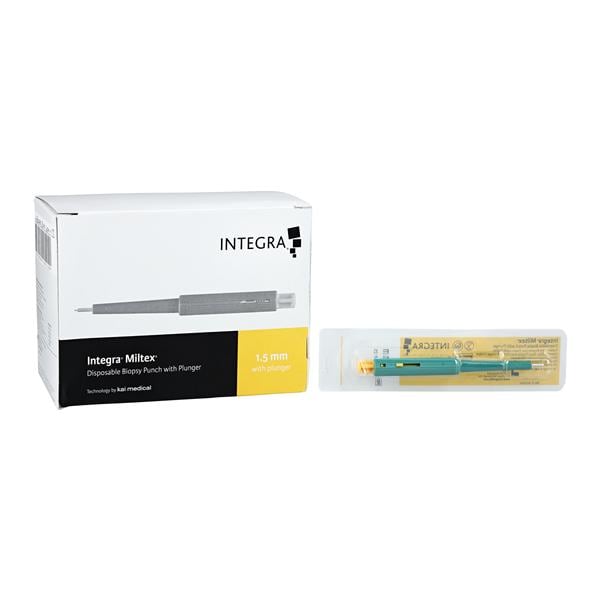 Kai Keyes Biopsy Punch 1.5mm Stainless Steel Blade Sterile Disposable 25/Bx thumbnail 2