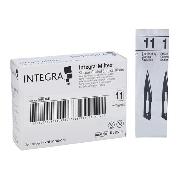 Silicone Coated Sterile Surgical Blade #11 Disposable 100/Bx