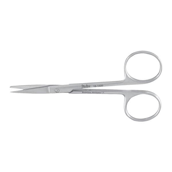 Iris Scissors Straight 4" Stainless Steel Autoclavable Ea
