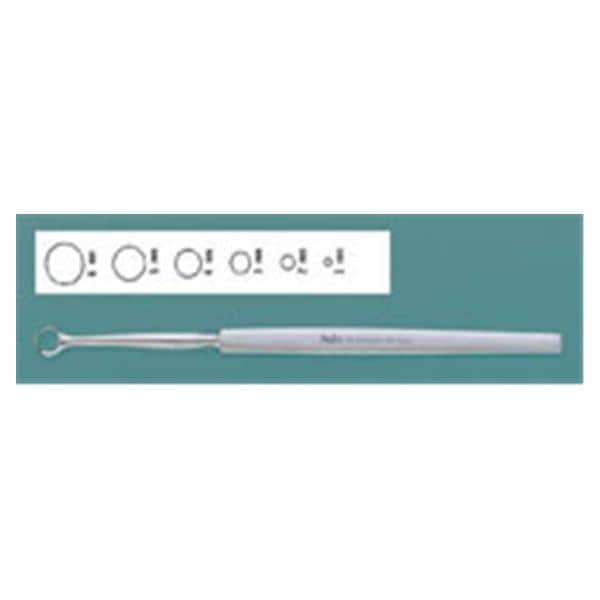 Fox Dermal Curette 1mm 5-1/2" Stainless Steel Ea
