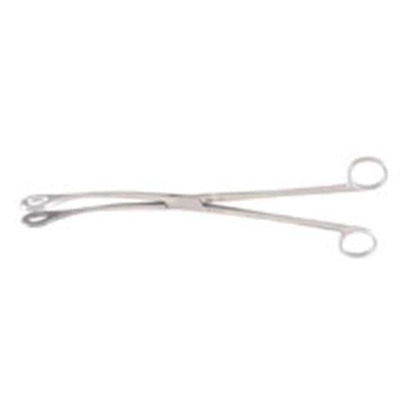 Kelly Tissue Forcep Slight Curve 12-1/2" Autoclavable Ea