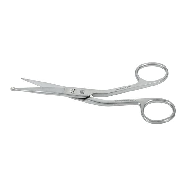 Knowles Bandage Scissors Angled On Side 5-1/2" Stainless Steel Reusable Ea