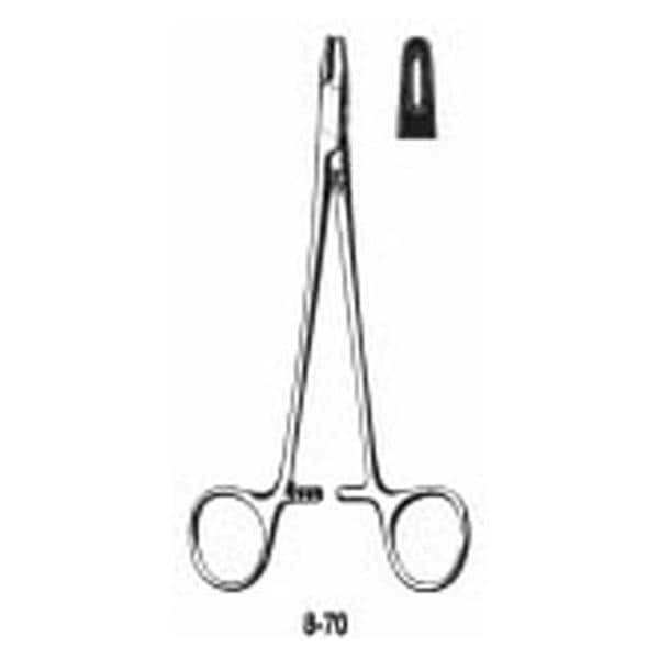Adson Needle Holder Fenestrated Jaw 7" Stainless Steel Ea
