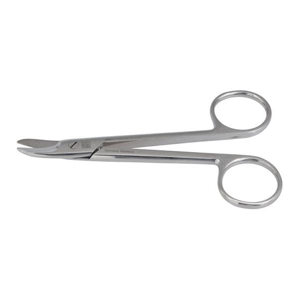 Wire Cutting Scissors Curved 4-1/4" Stainless Steel Ea