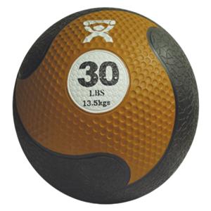 CanDo Medicine Ball Rubber 11" Gold Firm 30lb