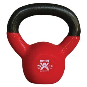 CanDo Weight Kettlebell 7.5lb Vinyl Red