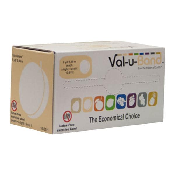 Val-u-Band Exercise Band 6ydx5" Peach Level 1