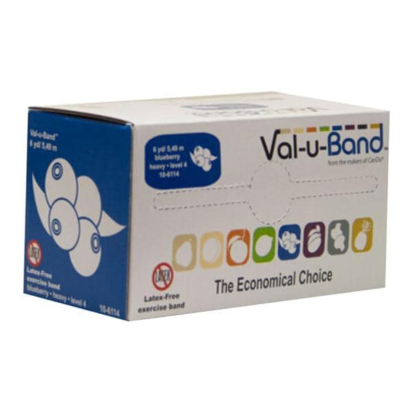 Val-u-Band Exercise Band 6ydx5" Blueberry Level 4