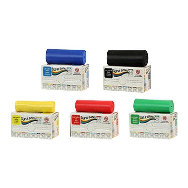 Sup-R Band Exercise Band 6yd Yellow/Red/Green/Blue/Black