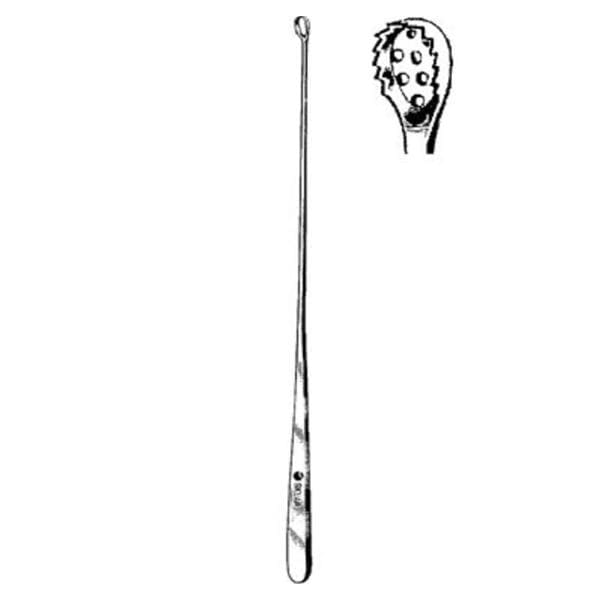 Heaney Uterine Curette 9-1/2" Stainless Steel Ea