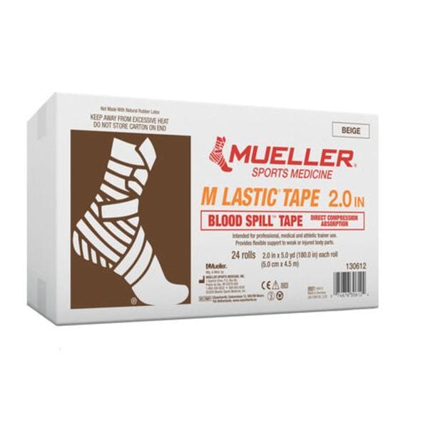 Stretch Tape Elastic 2"x5yd Tan 24/CA