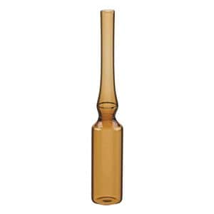 Wheaton Pre-Scored Ampule Borosilicate Glass Amber 2mL 144/Ca