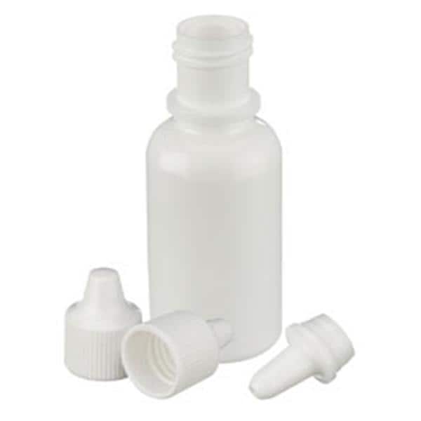 Wheaton Dropping Bottle LDPE White 15mL 144/Ca