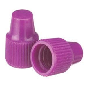 Wheaton Dropper Tip Cap Polypropylene Purple 100/Ca