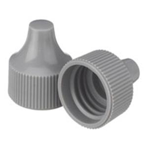 Wheaton Dropper Tip Cap Polypropylene Gray 100/Ca