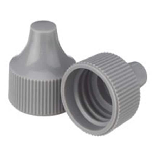 Wheaton Dropper Tip Cap Polypropylene Gray 100/Ca