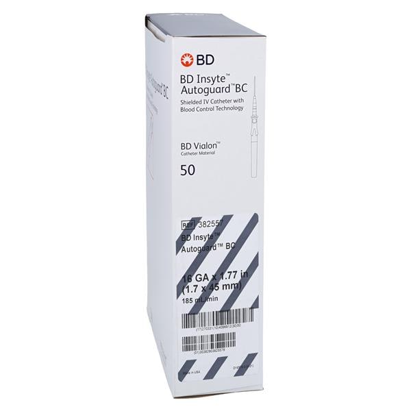 Insyte Autoguard IV Catheter Shielded 16 Gauge 1.77" Gray 50/Bx, 4 BX/CA