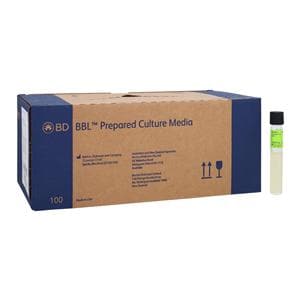 BBL Mycoflask Prepared Media TSB: Trypticase Soy Broth 8mL Size K Tube 100/bx