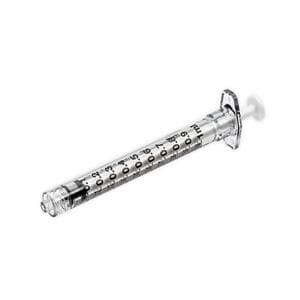 General Use Syringe 1cc No Dead Space 100/Bx, 8 BX/CA