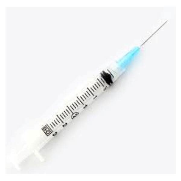 Hypodermic Syringe/Needle 21gx1" 3cc Green Conventional Low Dead Space 100/Bx thumbnail 6