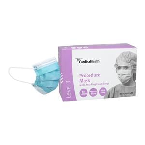 Secure-Gard Procedure Mask ASTM Level 3 Fog-Free Foam Blue 50/Bx