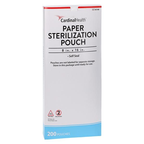 Sterilization Pouch Self Seal 8 in x 16 in 200/Bx, 4 BX/CA