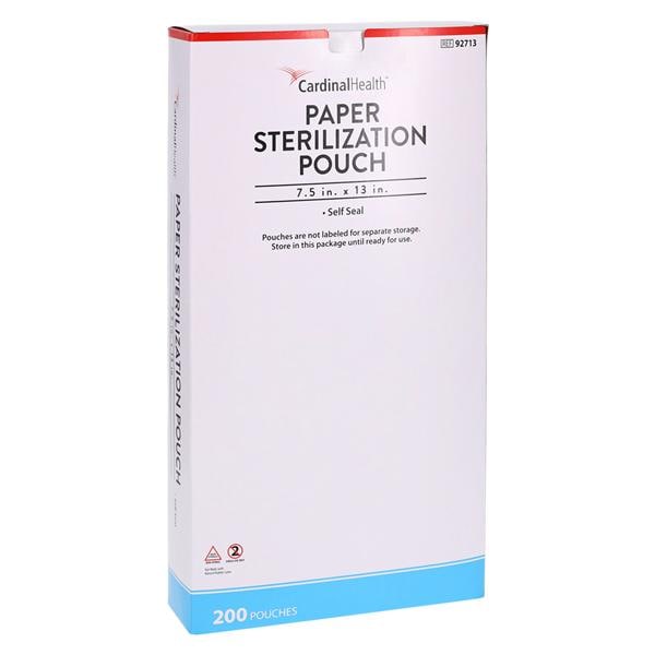 Sterilization Pouch Self Seal 7.5 in x 13 in 200/Bx, 4 BX/CA