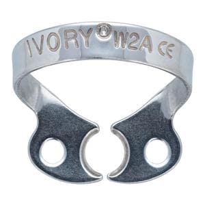 Ivory Rubber Dam Clamp Wingless Size W2A Ea