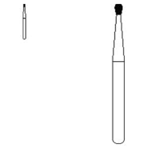 Great White Carbide Bur Metal Cutter Friction Grip GW1 10/Pk