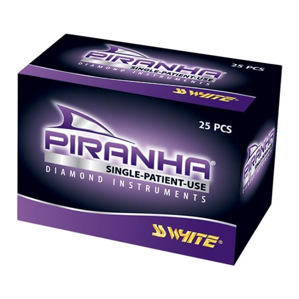 Piranha Diamond Bur Friction Grip 801-023SC Super Coarse 25/PK