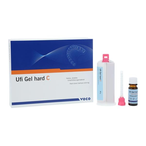 Ufi Gel Reline Material Hard C Kit Self Cure Cartridge/Adhesive 80Gm