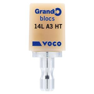 Grandio blocs HT Milling Blocks High Translucency 14L A3 For CEREC 5/Pk