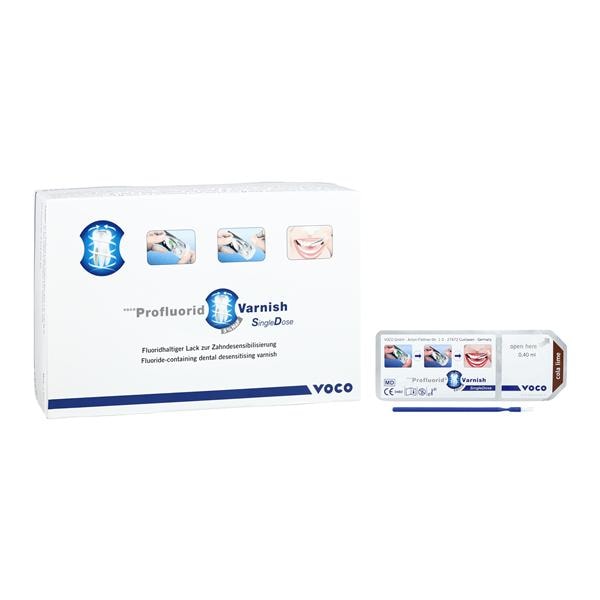 ProFluorid Fluoride Varnish 5% NaF 0.4 mL Cola Lime 50/Bx