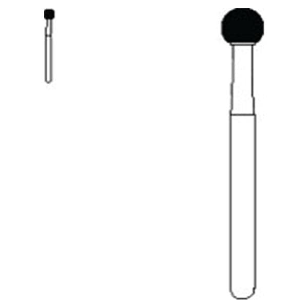 12-Blade Trimming &amp; Finishing Carbide Burs, FG, Round, # 7009, 5/Pk, 15109-5 thumbnail 6