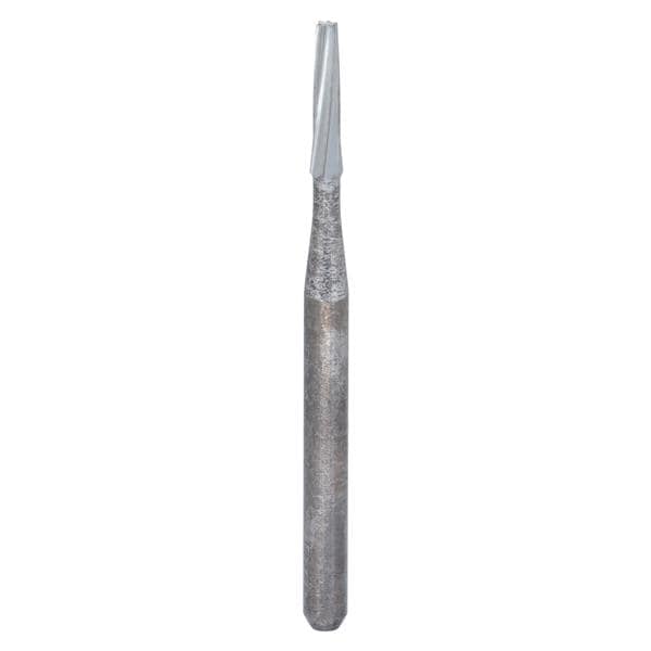 Carbide Bur Standard Friction Grip Taper/Flat End Plain 10/Pk