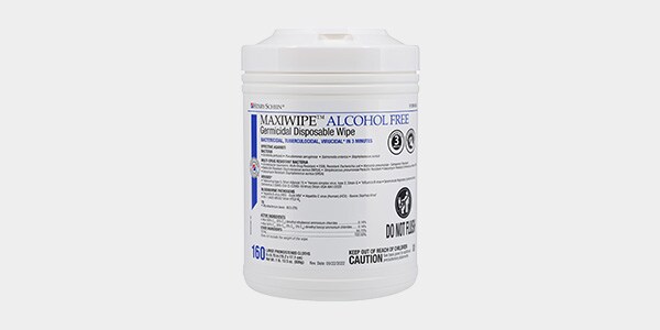 MAXIWIPE™ Alcohol Free Germicidal Disposable Wipes