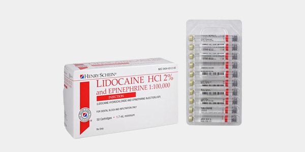 Lidocaine HCl 2% Epinephrine 1:100,000