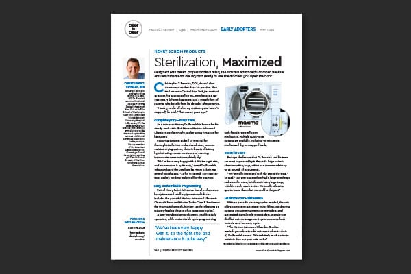 Maxima Chamber Sterilizer DPS Peer Review 