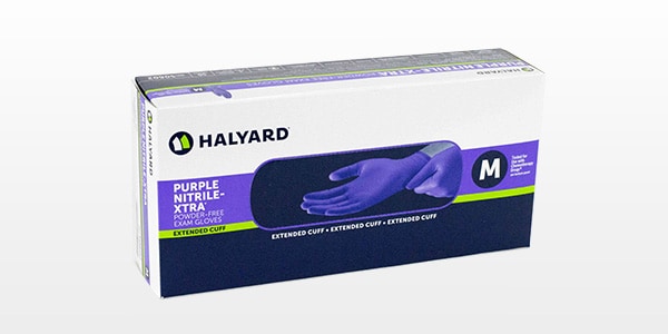 PURPLE NITRILE-XTRA* Exam Gloves - Henry Schein Medical