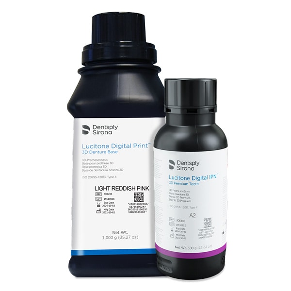 Dentsply Lucitone Digital Print Denture Base Resins and IPN Tooth Resins