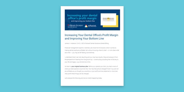 Increasing Your Dental Office’s Profit Margin and Improving Your Bottom Line