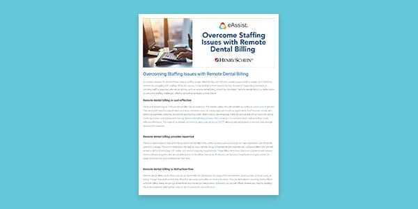 Overcome Staffing Issues with Remote Dental Billing